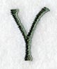 Agatha Letter Y (3 Inch)