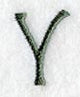 Agatha Letter Y (3 Inch)