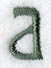 Agatha Lower Case Letter a (3 Inch)