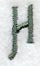 Agatha Letter H (3 Inch)