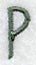 Agatha Letter P (3 Inch)