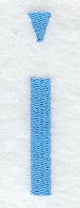 Architect Lower Case Letter i (3 Inch)