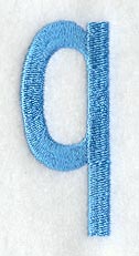 Architect Lower Case Letter q (3 Inch)
