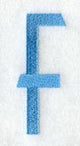 Architect Letter F (3 Inch)