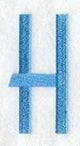 Architect Letter H (3 Inch)