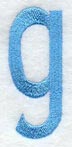Architect Lower Case Letter g (3 Inch)