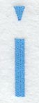 Architect Lower Case Letter i (3 Inch)