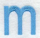 Architect Lower Case Letter m (3 Inch)