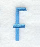 Architect Letter F (3 Inch)