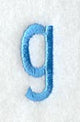 Architect Lower Case Letter g (3 Inch)