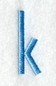 Architect Lower Case Letter k (3 Inch)