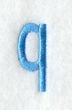 Architect Lower Case Letter q (3 Inch)