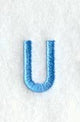 Architect Lower Case Letter u (3 Inch)