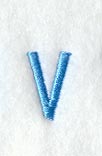 Architect Lower Case Letter v (3 Inch)