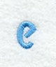 Architect Lower Case Letter e (3 Inch)