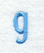Architect Lower Case Letter g (3 Inch)