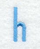 Architect Lower Case Letter h (3 Inch)