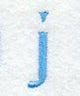 Architect Lower Case Letter j (3 Inch)