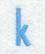 Architect Lower Case Letter k (3 Inch)