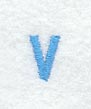 Architect Lower Case Letter v (3 Inch)