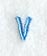 Architect Lower Case Letter v (3 Inch)