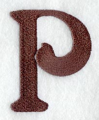 Arnold Letter P (3 Inch)