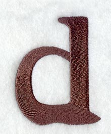 Arnold Lower Case Letter d (3 Inch)
