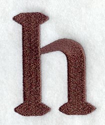 Arnold Lower Case Letter h (3 Inch)
