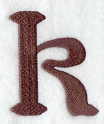 Arnold Lower Case Letter k (3 Inch)