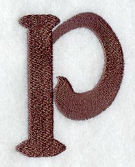 Arnold Lower Case Letter p (3 Inch)