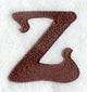 Arnold Lower Case Letter z (3 Inch)