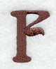Arnold Letter F (3 Inch)