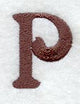 Arnold Letter P (3 Inch)