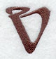 Arnold Letter V (3 Inch)