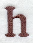 Arnold Lower Case Letter h (3 Inch)