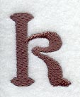 Arnold Lower Case Letter k (3 Inch)