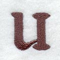 Arnold Lower Case Letter u (3 Inch)