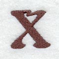 Arnold Lower Case Letter x (3 Inch)