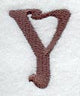 Arnold Lower Case Letter y (3 Inch)