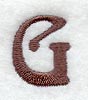 Arnold Letter G (3 Inch)