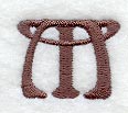 Arnold Letter M (3 Inch)