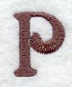 Arnold Letter P (3 Inch)