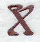 Arnold Letter X (3 Inch)