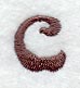 Arnold Lower Case Letter c (3 Inch)