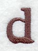 Arnold Lower Case Letter d (3 Inch)