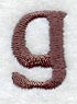 Arnold Lower Case Letter g (3 Inch)