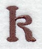 Arnold Lower Case Letter k (3 Inch)