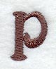 Arnold Lower Case Letter p (3 Inch)