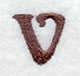 Arnold Lower Case Letter v (3 Inch)