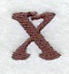 Arnold Lower Case Letter x (3 Inch)